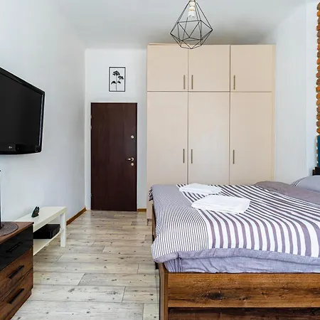Ferienwohnung Flat At Powisle Great Location Warschau Exterior foto